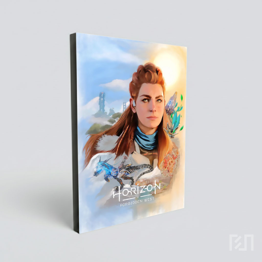 Poster Seni Aloy dari Horizon Zero Dawn