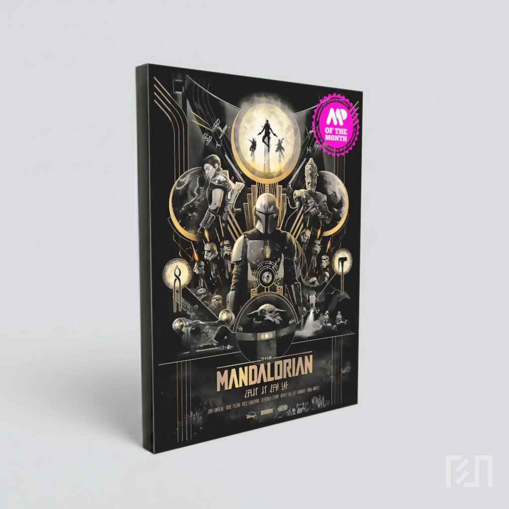 Poster Seni Alternatif The Mandalorian