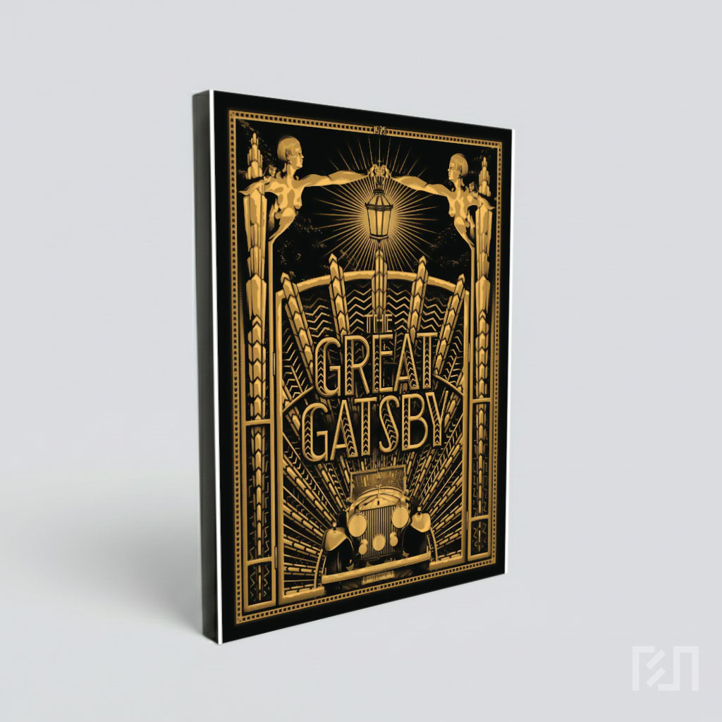 Poster Seni Art Deco The Great Gatsby