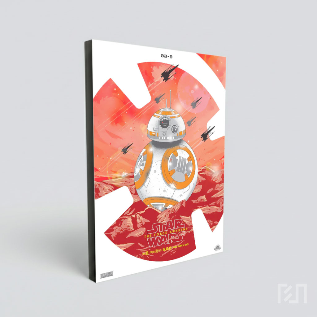 Poster Seni BB-8 Star Wars The Force Awakens