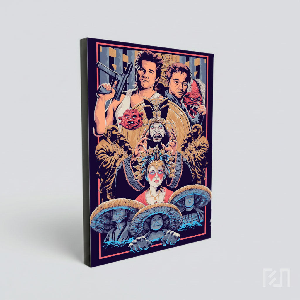 Poster Seni Big Trouble in Little China