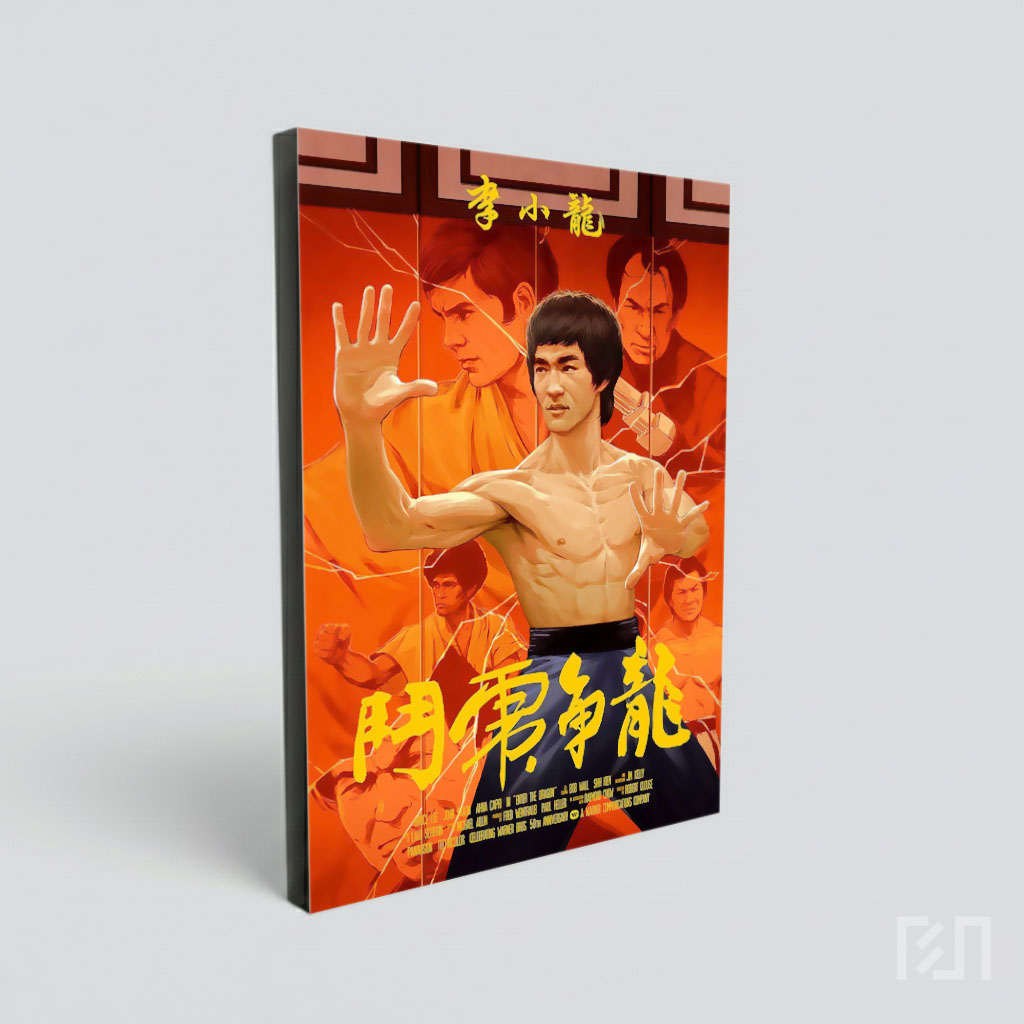 Poster Seni Bruce Lee Enter the Dragon