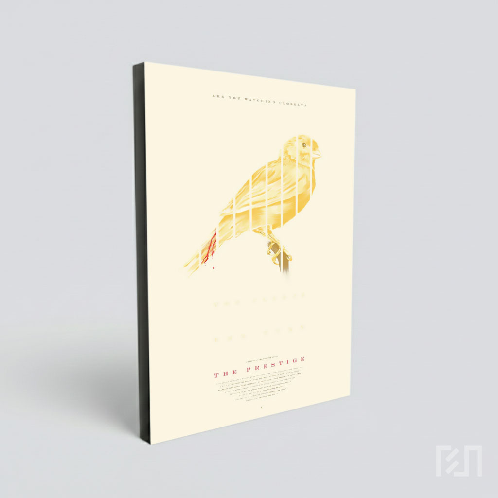 Poster Seni Burung Kuning The Prestige