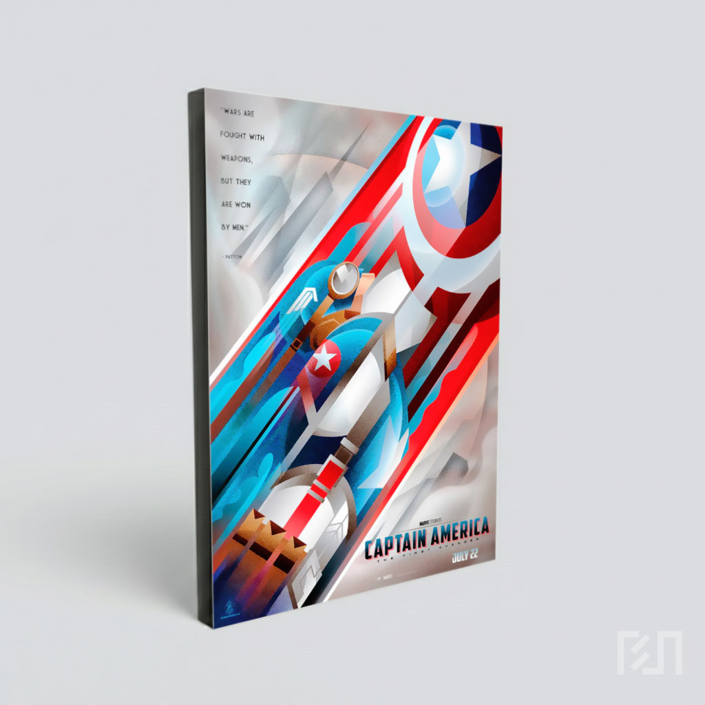 Poster Seni Captain America: The First Avenger