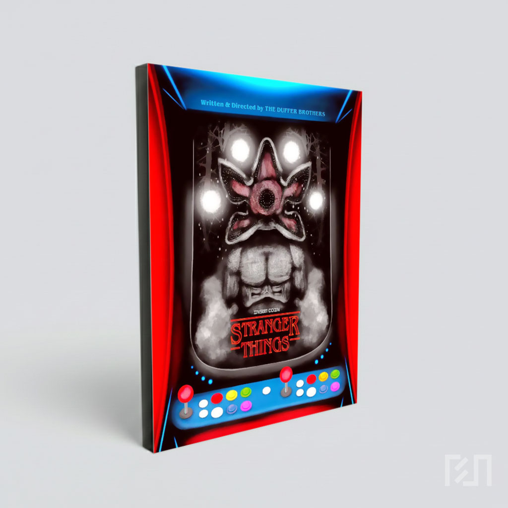 Poster Seni Demogorgon Stranger Things