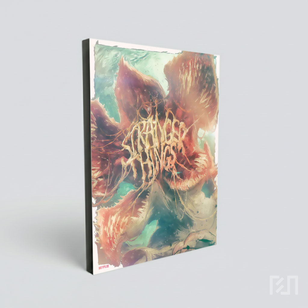 Poster Seni Demogorgon Stranger Things Netflix