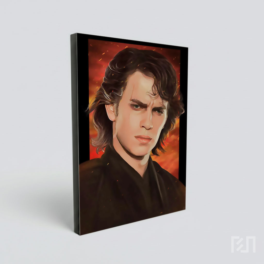 Poster Seni Digital Anakin Skywalker Star Wars