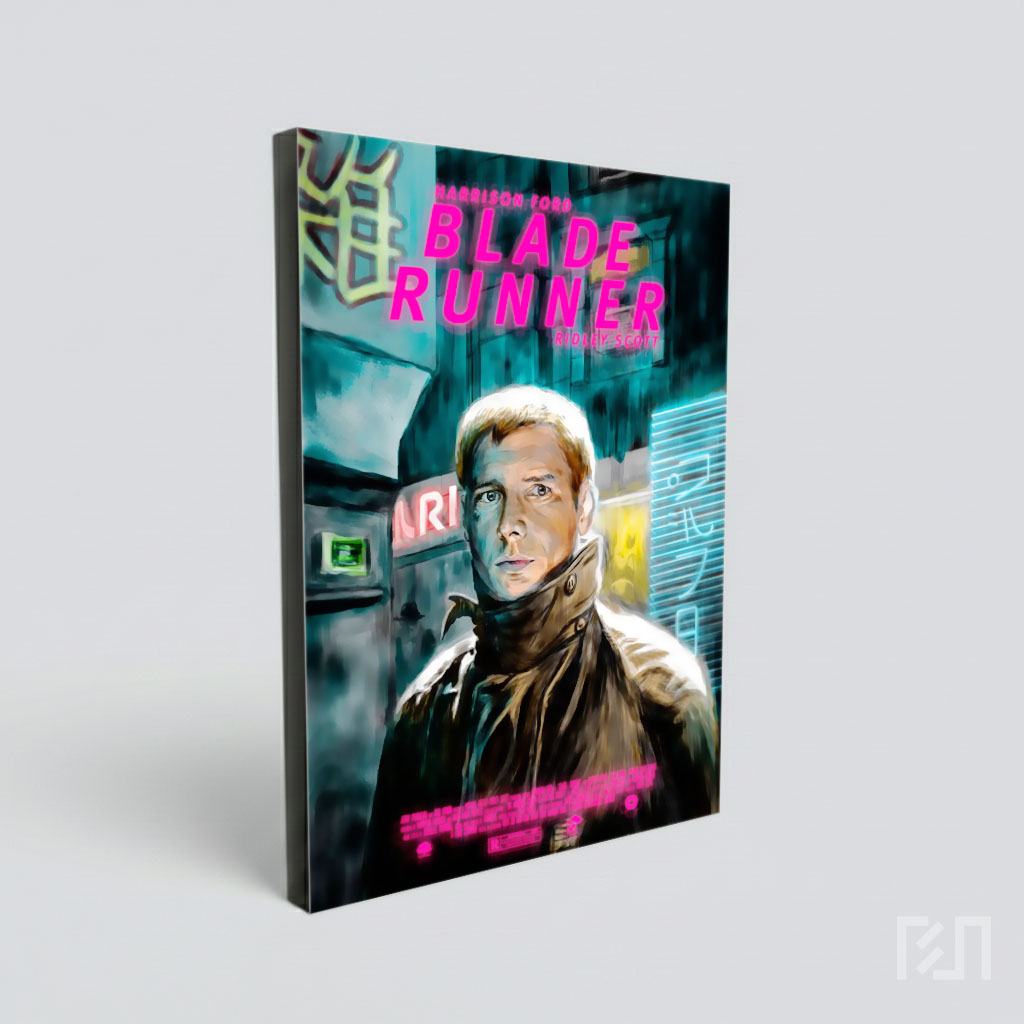 Poster Seni Digital Blade Runner Ridley Scott