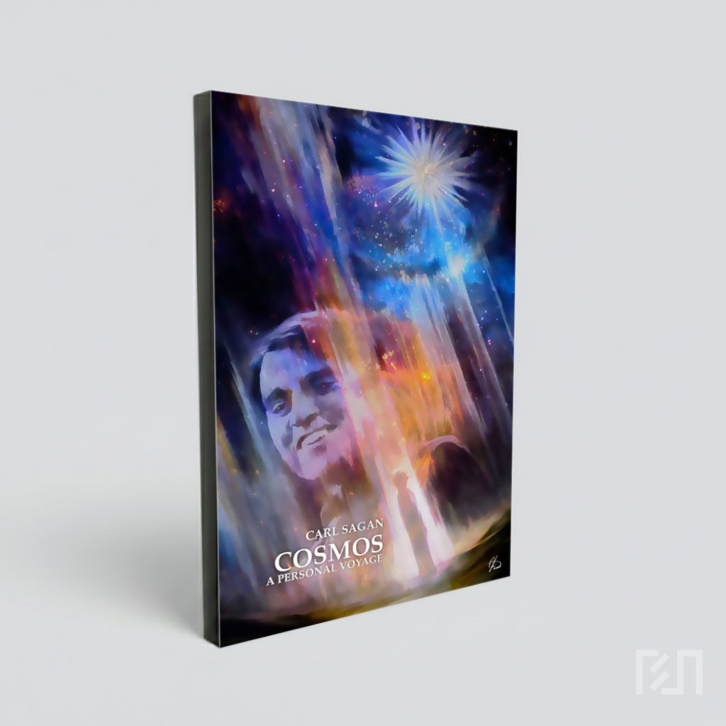 Poster Seni Digital Carl Sagan