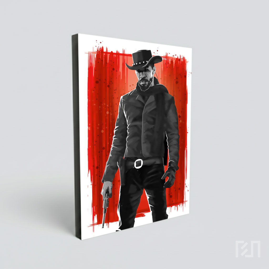 Poster Seni Digital Django Unchained