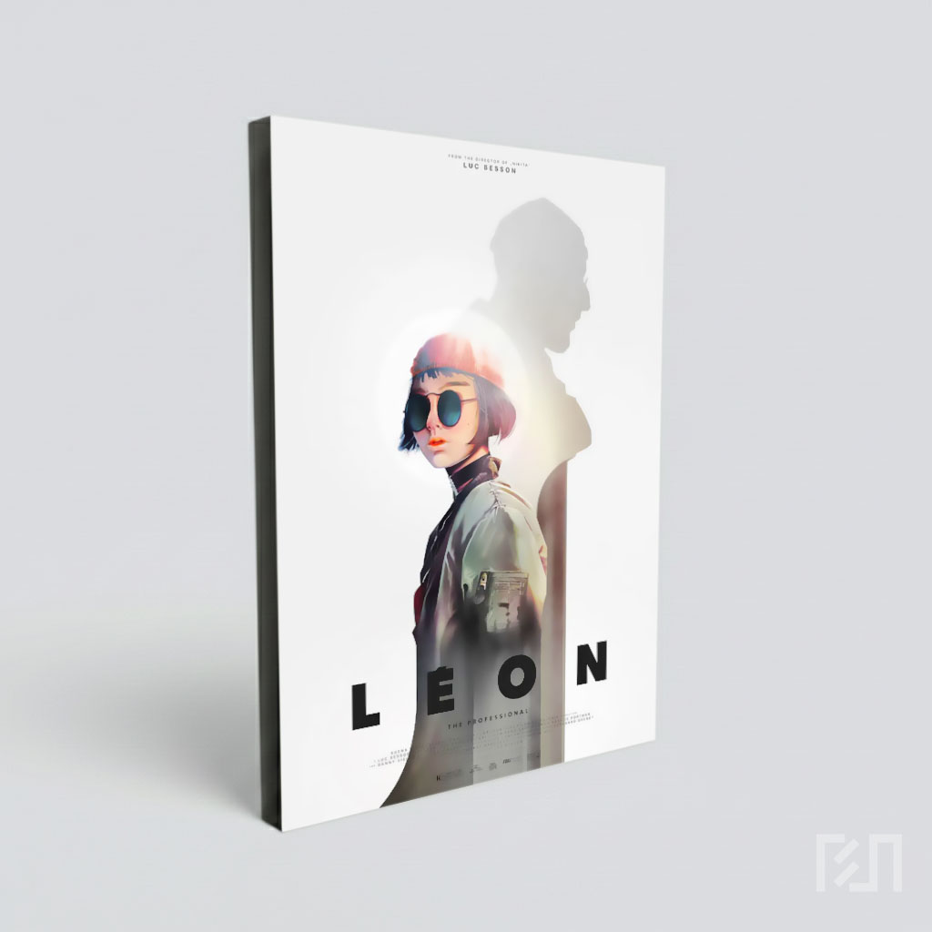 Poster Seni Digital Film Leon The Professional
