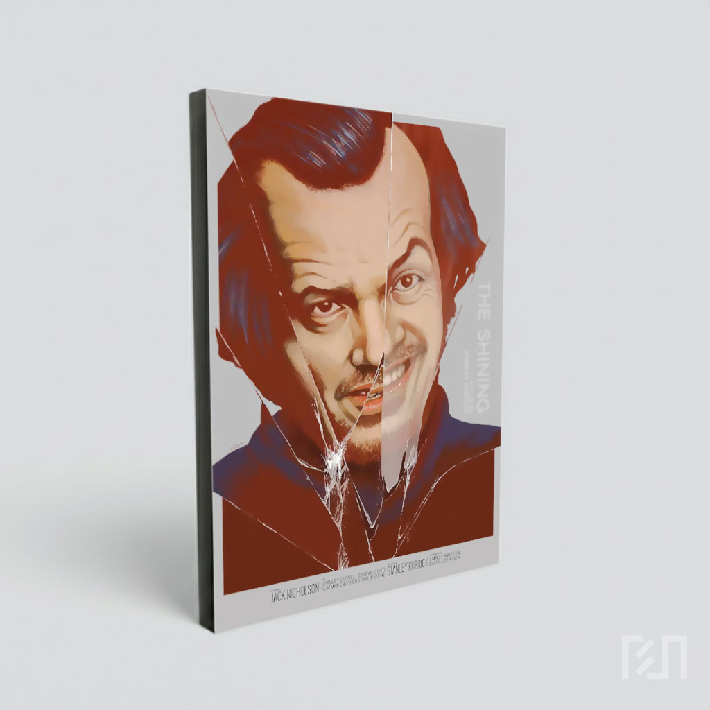 Poster Seni Digital Film The Shining Stanley Kubrick