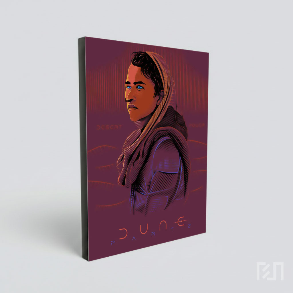 Poster Seni Digital Karakter Dune