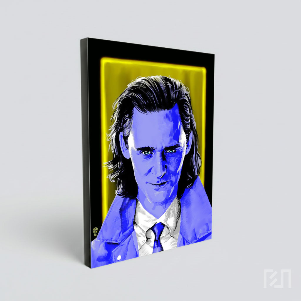 Poster Seni Digital Loki Marvel