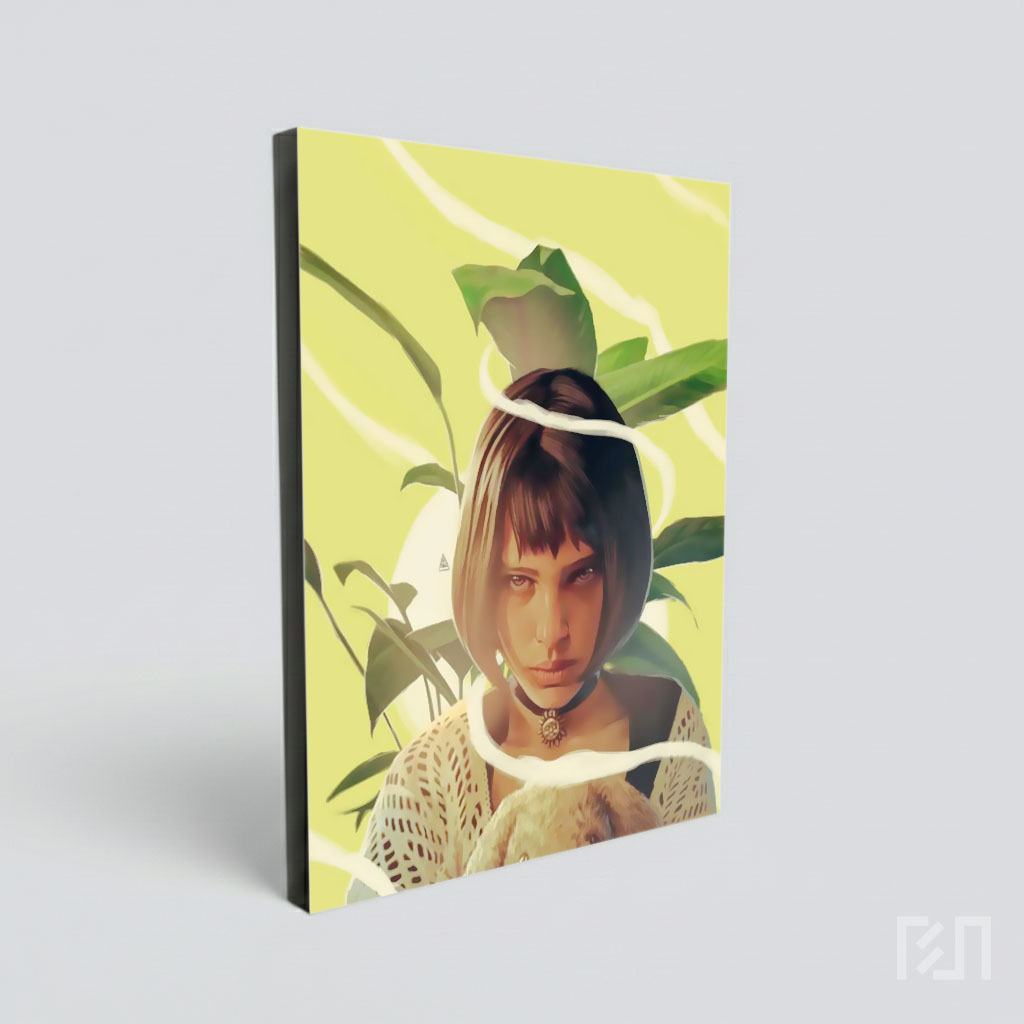 Poster Seni Digital Mathilda Leon The Professional