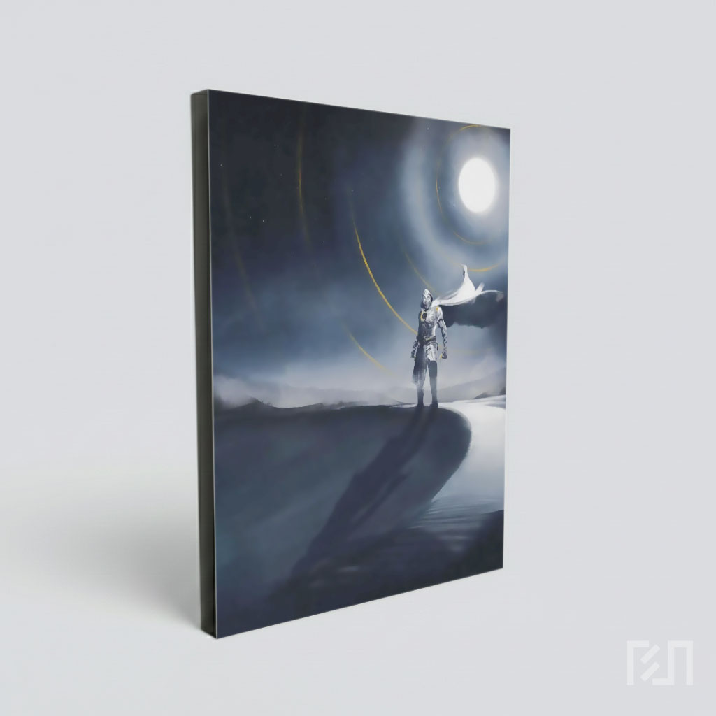Poster Seni Digital Moon Knight Marvel