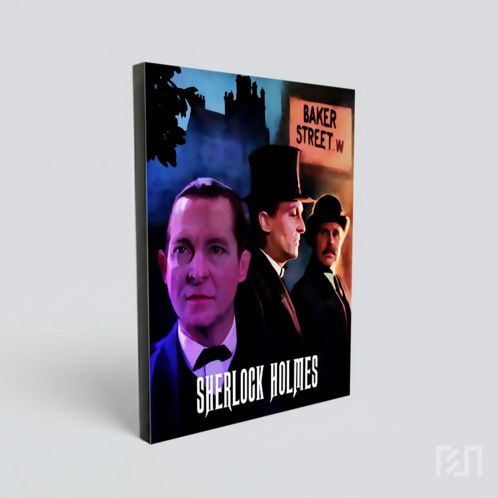 Poster Seni Digital Sherlock Holmes