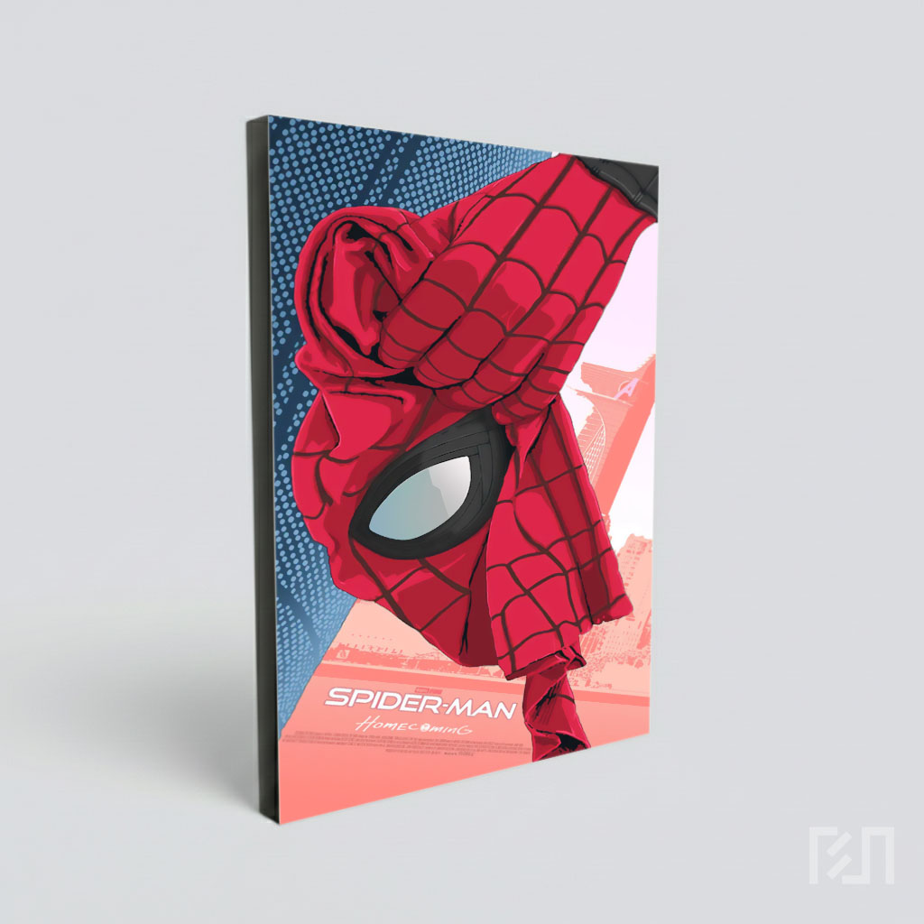 Poster Seni Digital Spider-Man