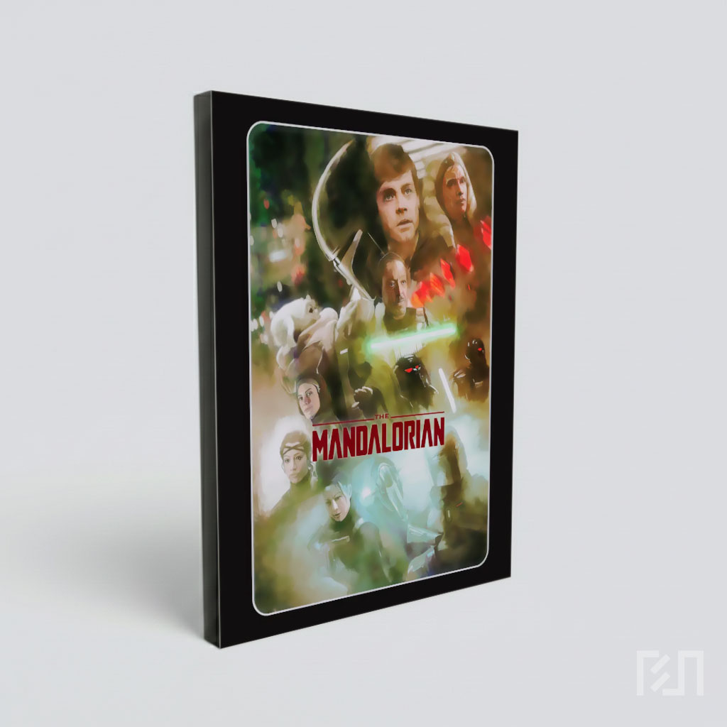 Poster Seni Digital The Mandalorian