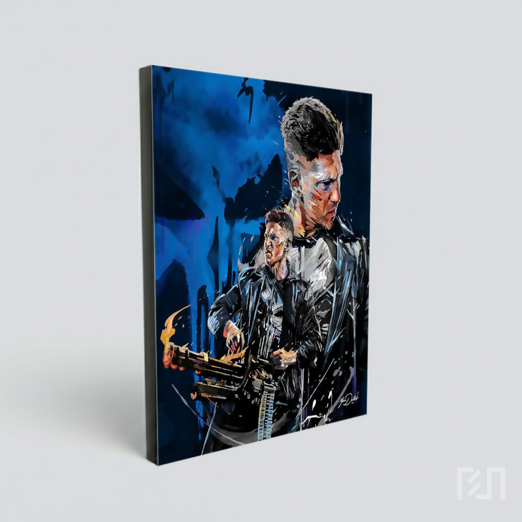 Poster Seni Digital The Punisher Jon Bernthal