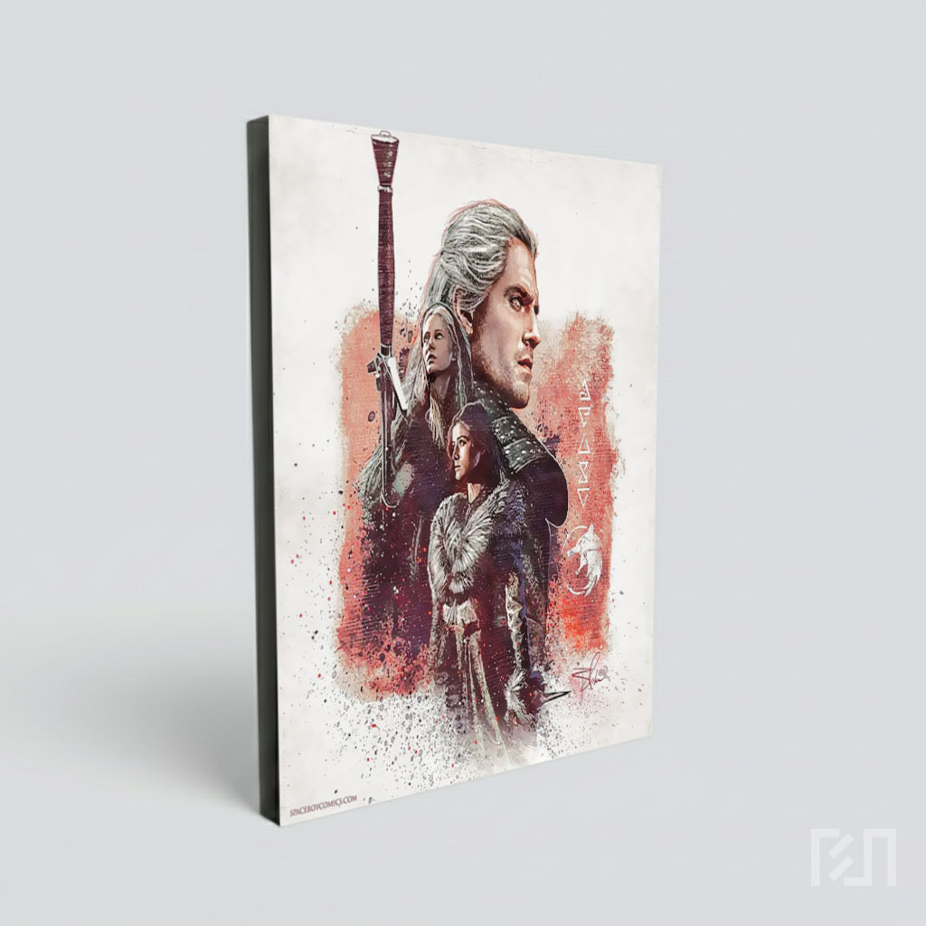 Poster Seni Digital The Witcher Netflix