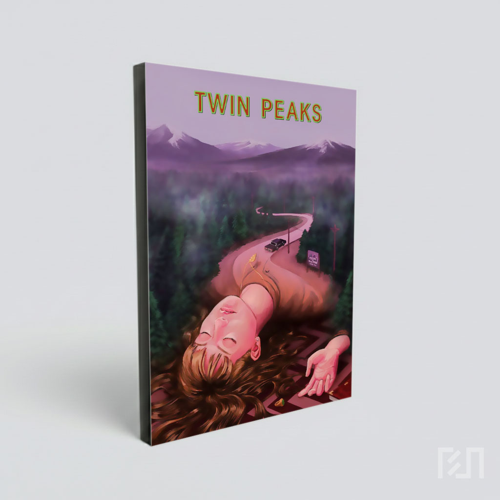 Poster Seni Digital Twin Peaks