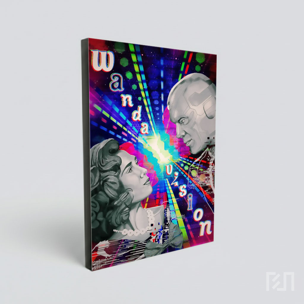 Poster Seni Digital WandaVision Marvel