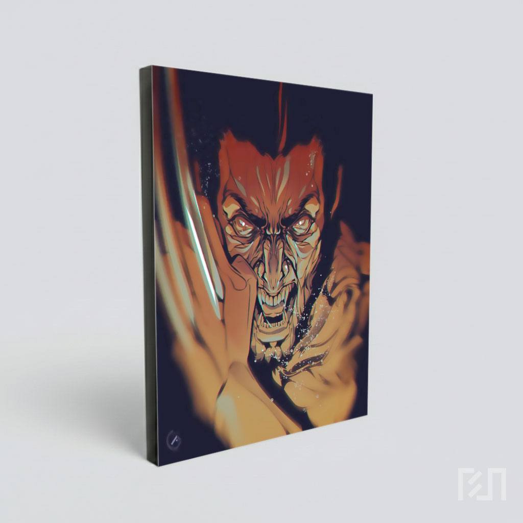 Poster Seni Digital Wolverine Marvel