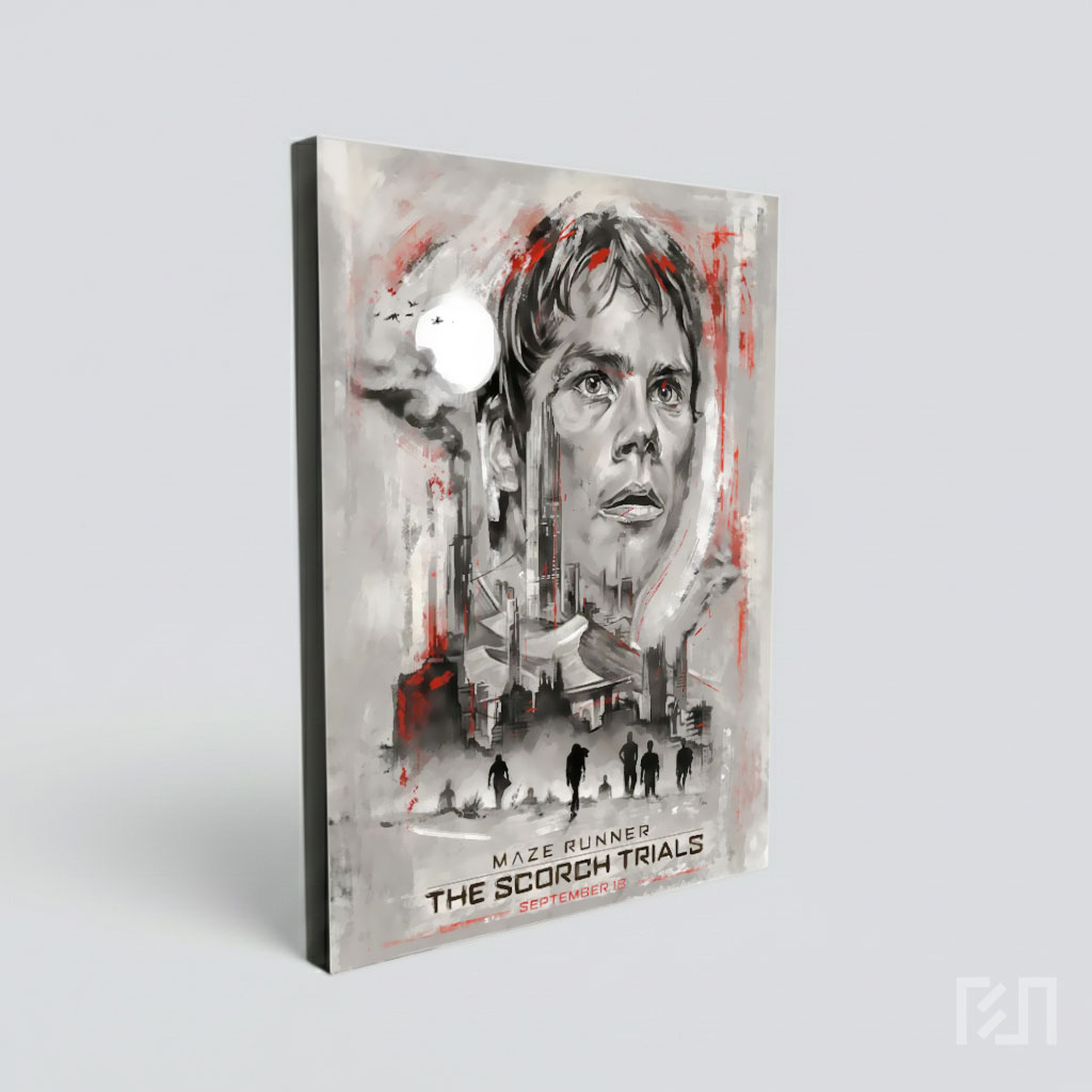 Poster Seni Distopia The Maze Runner