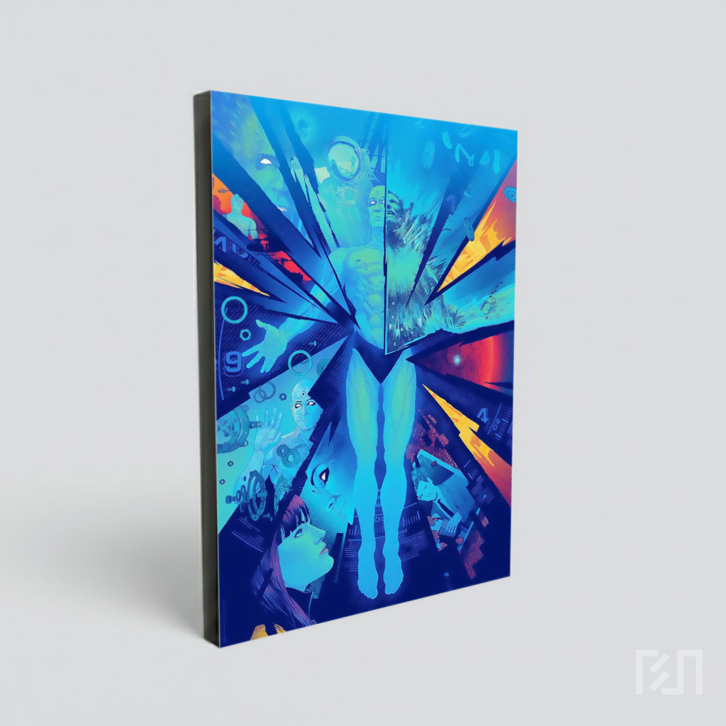 Poster Seni Doctor Manhattan Watchmen