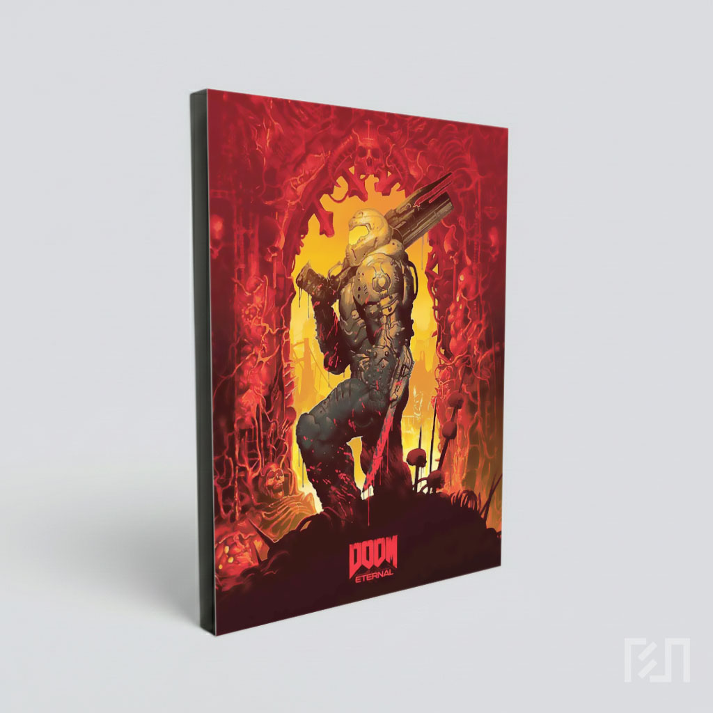 Poster Seni Doom Eternal: Doom Slayer