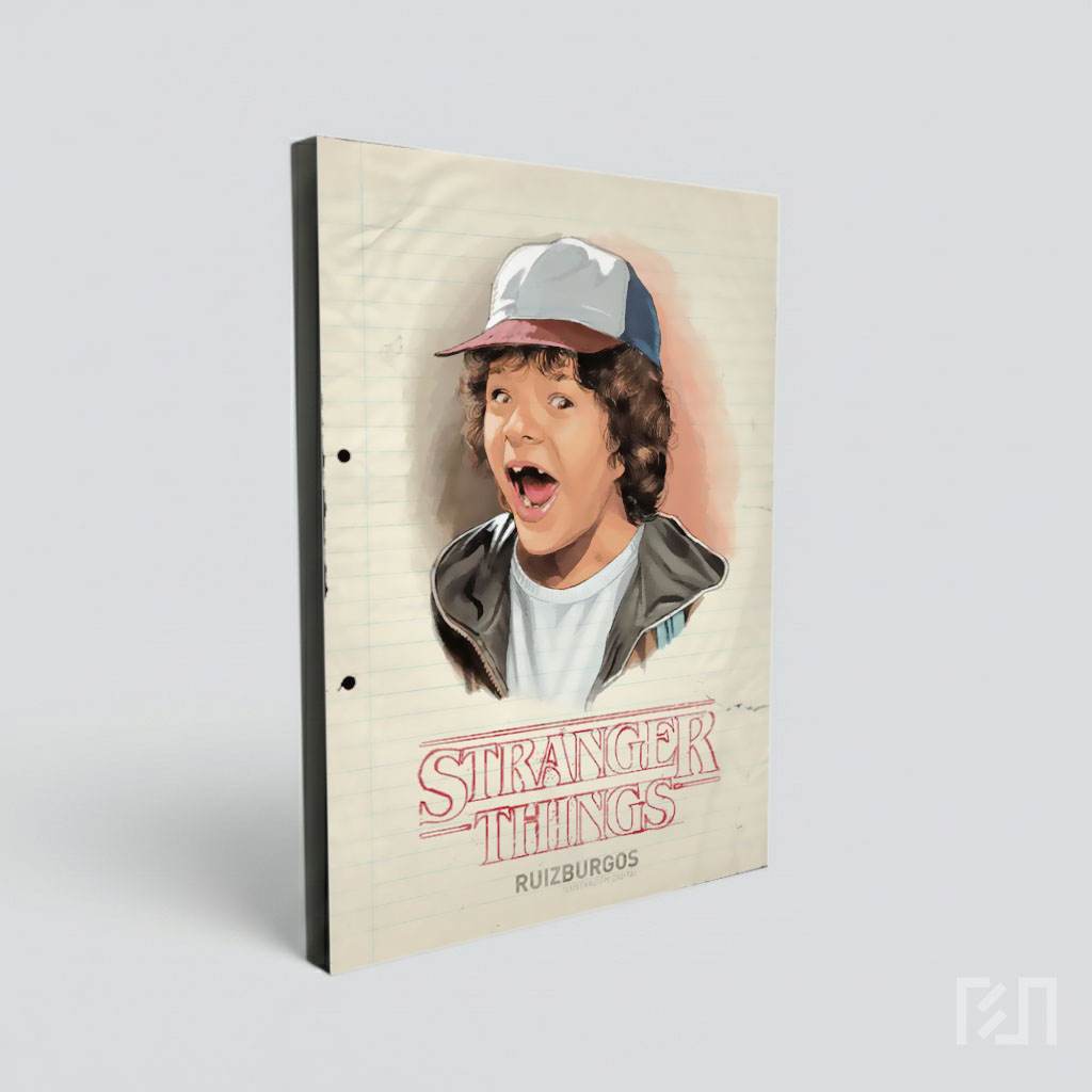 Poster Seni Dustin Henderson dari Stranger Things