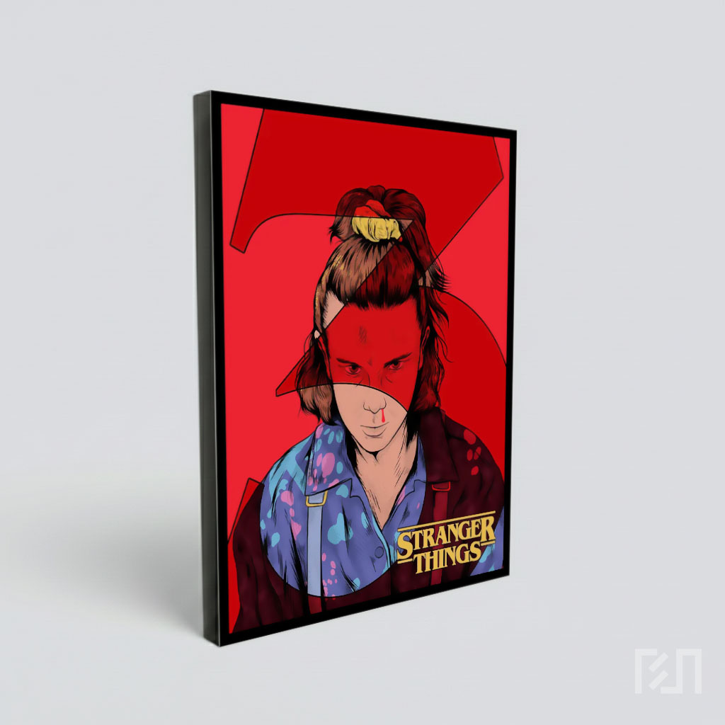 Poster Seni Eleven Stranger Things Musim Ketiga