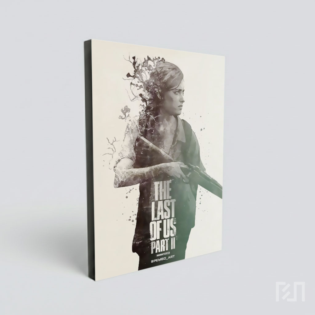 Poster Seni Ellie dari The Last of Us