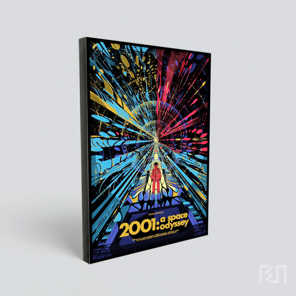 Poster Seni Fiksi Ilmiah 2001: A Space Odyssey