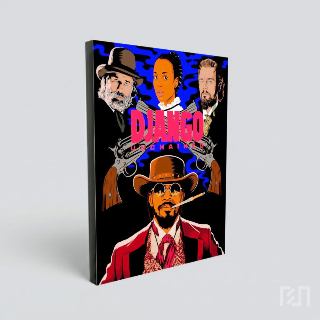 Poster Seni Film Django Unchained