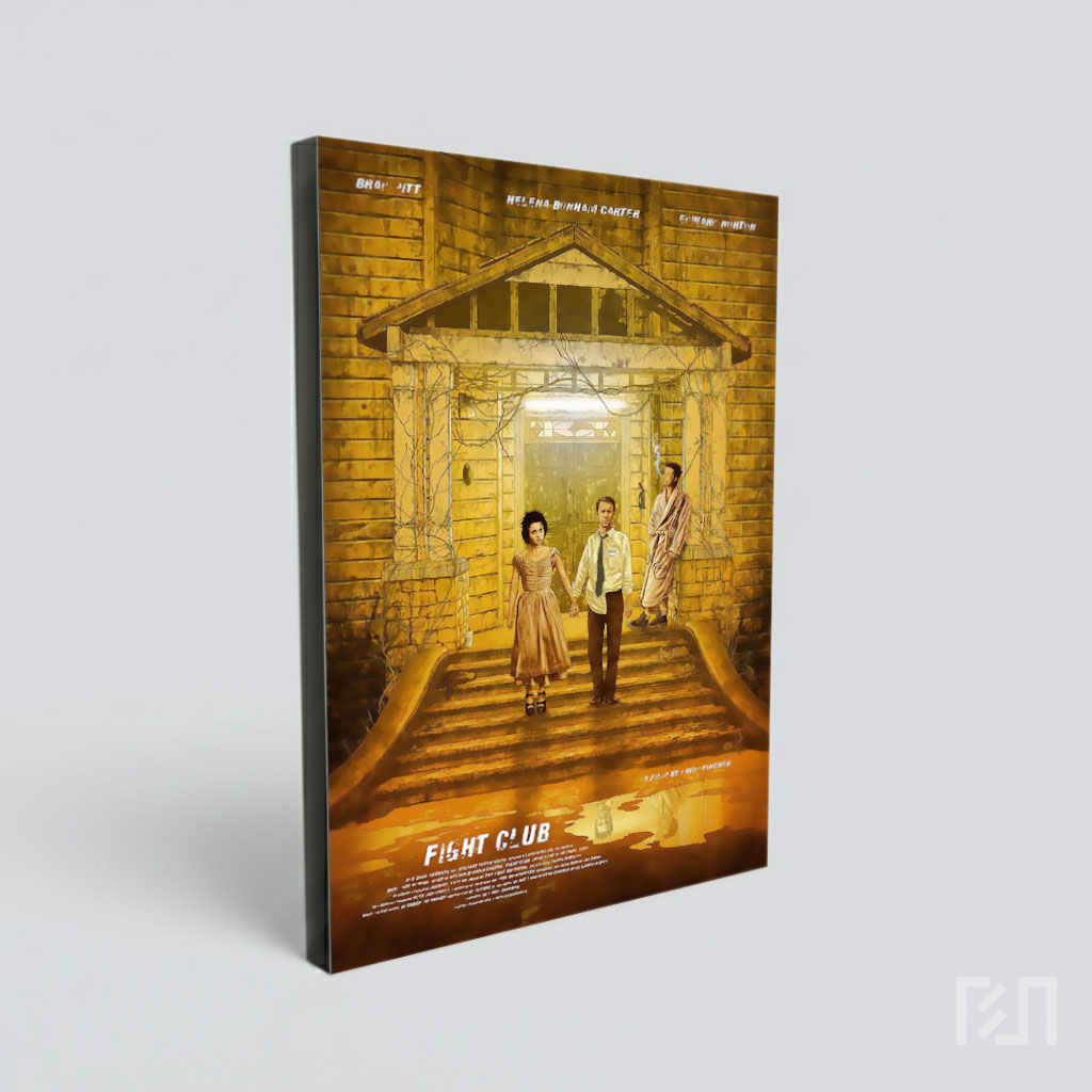 Poster Seni Film Fight Club Karya David Fincher