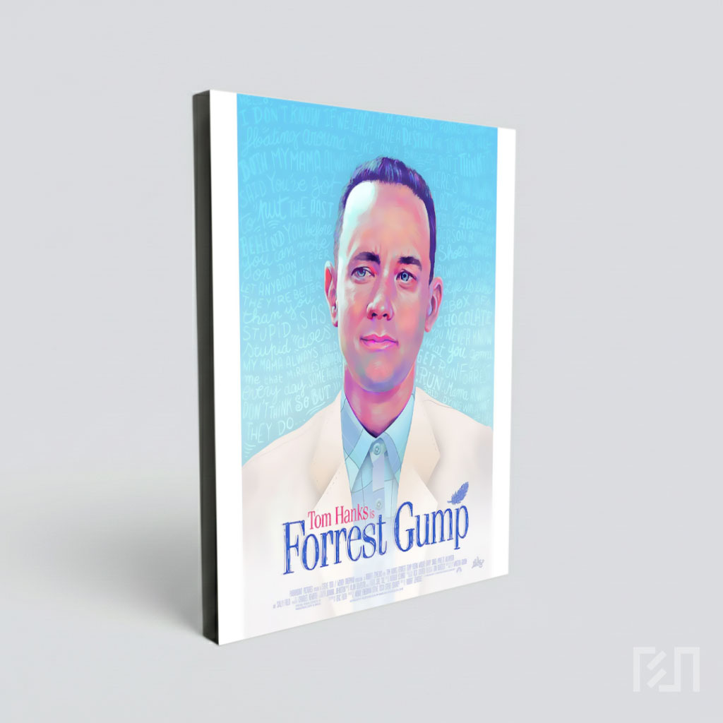 Poster Seni Film Forrest Gump Dibintangi Tom Hanks