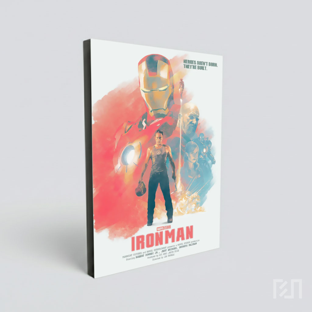 Poster Seni Film Iron Man Marvel Studios