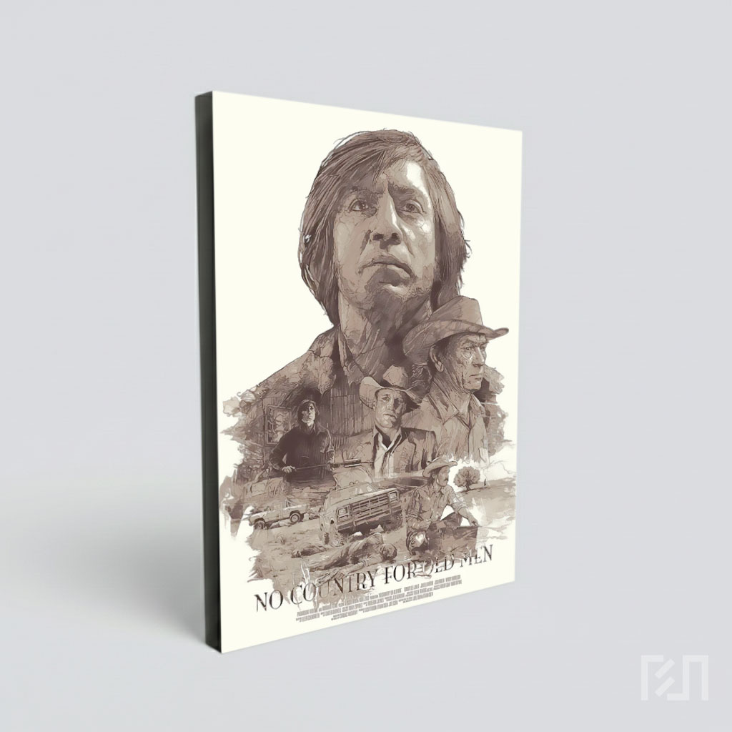 Poster Seni Film No Country for Old Men
