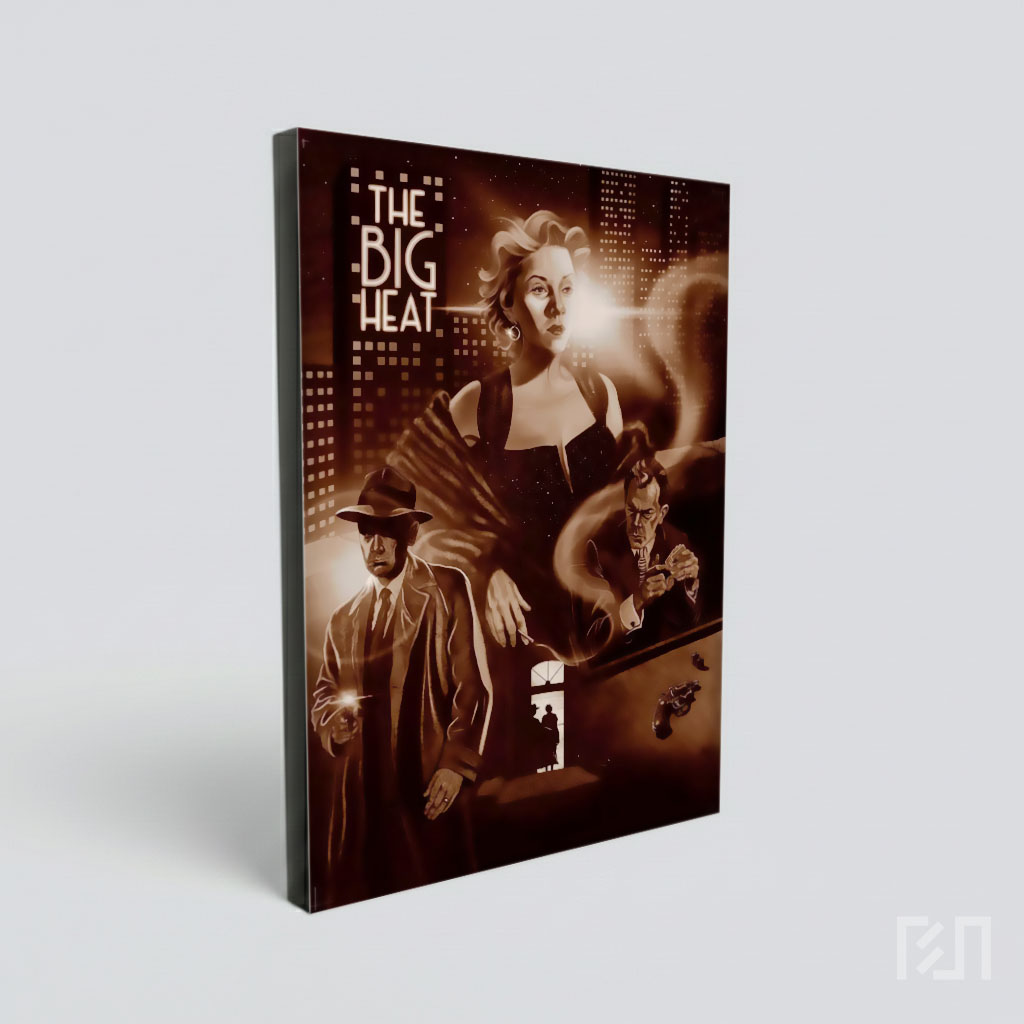Poster Seni Film Noir Klasik The Big Heat (1953)