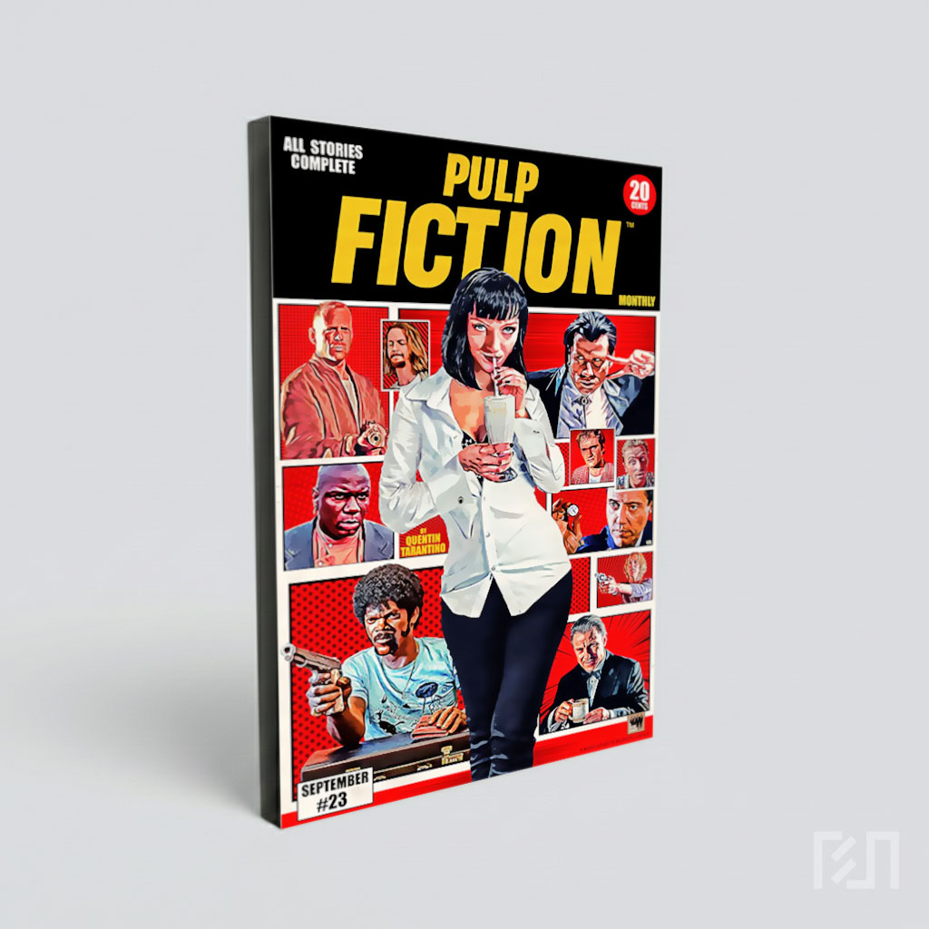 Poster Seni Film Pulp Fiction Quentin Tarantino