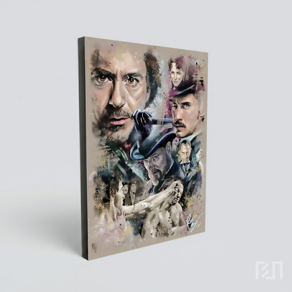 Poster Seni Film Sherlock Holmes