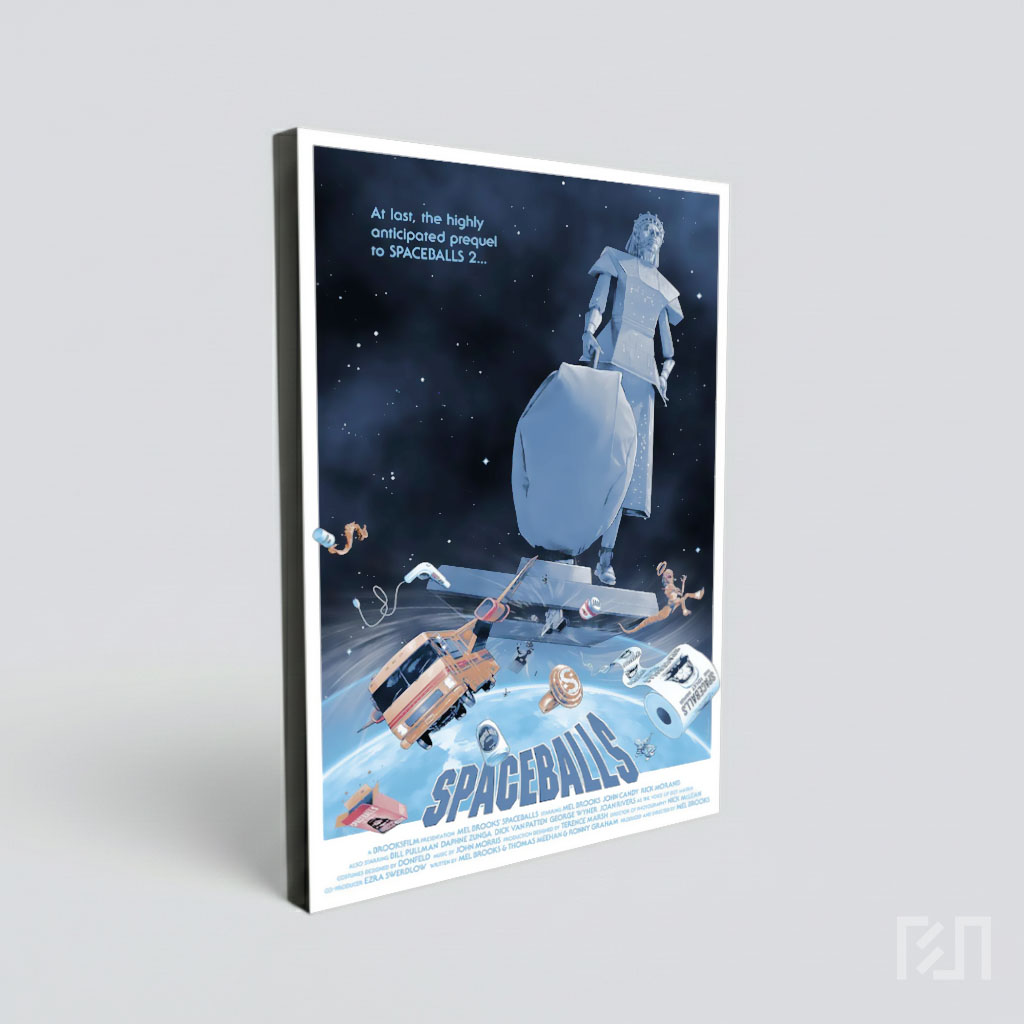 Poster Seni Film Spaceballs: Parodi Sci-Fi Klasik