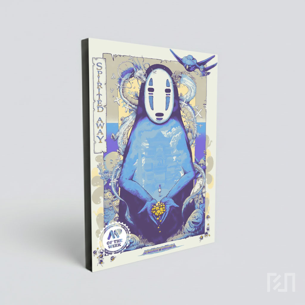 Poster Seni Film Spirited Away Studio Ghibli