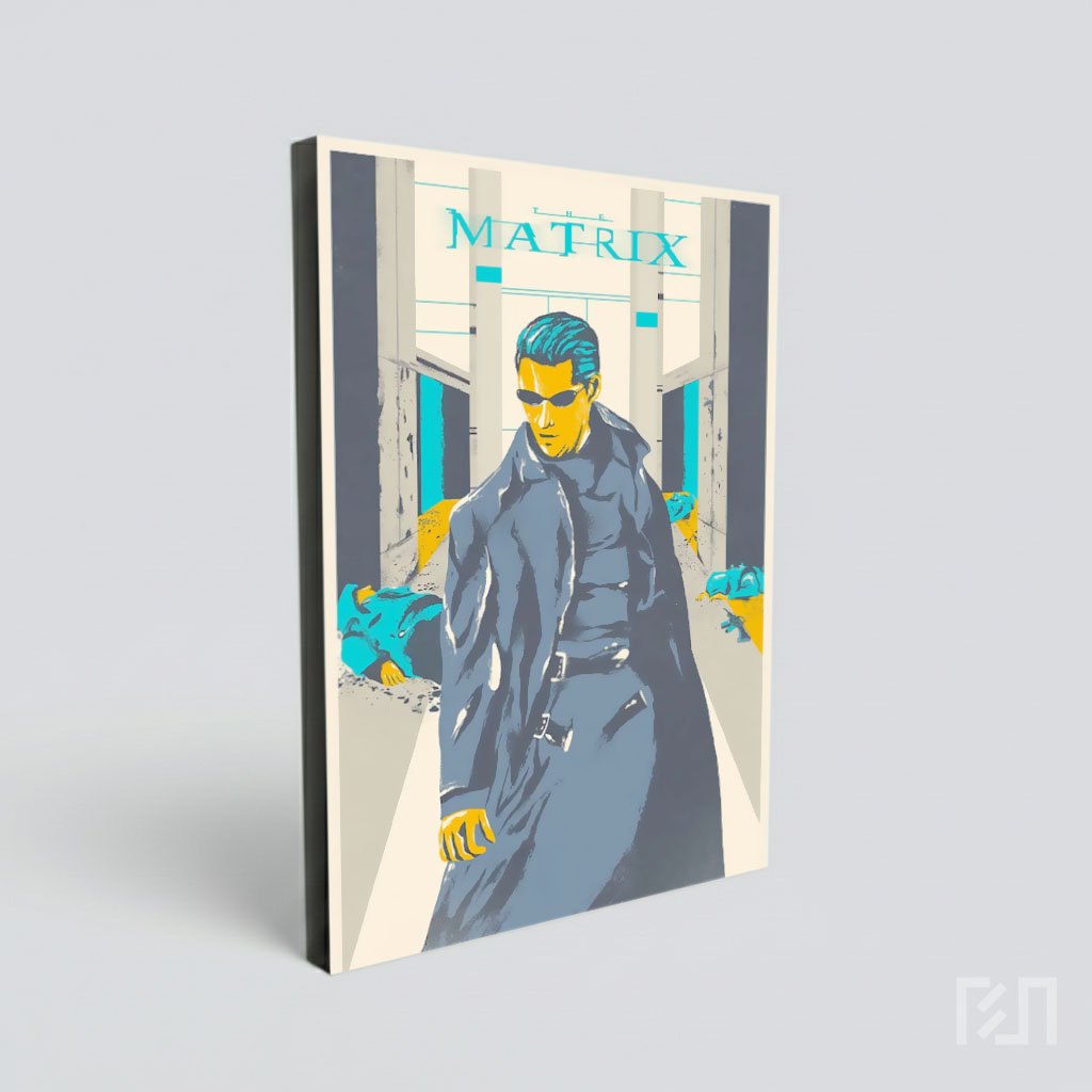 Poster Seni Film The Matrix Neo