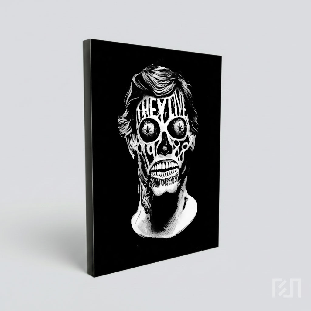 Poster Seni Film They Live Karya John Carpenter