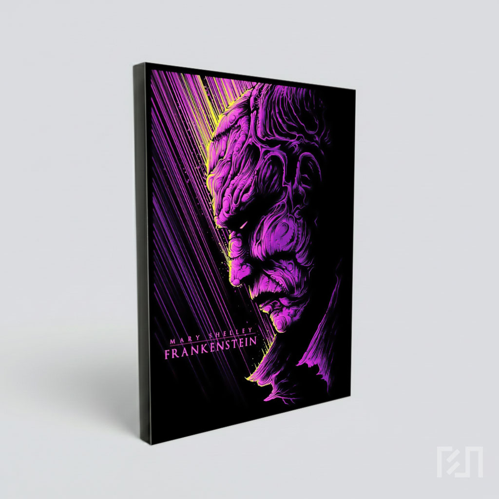 Poster Seni Frankenstein Karya Mary Shelley