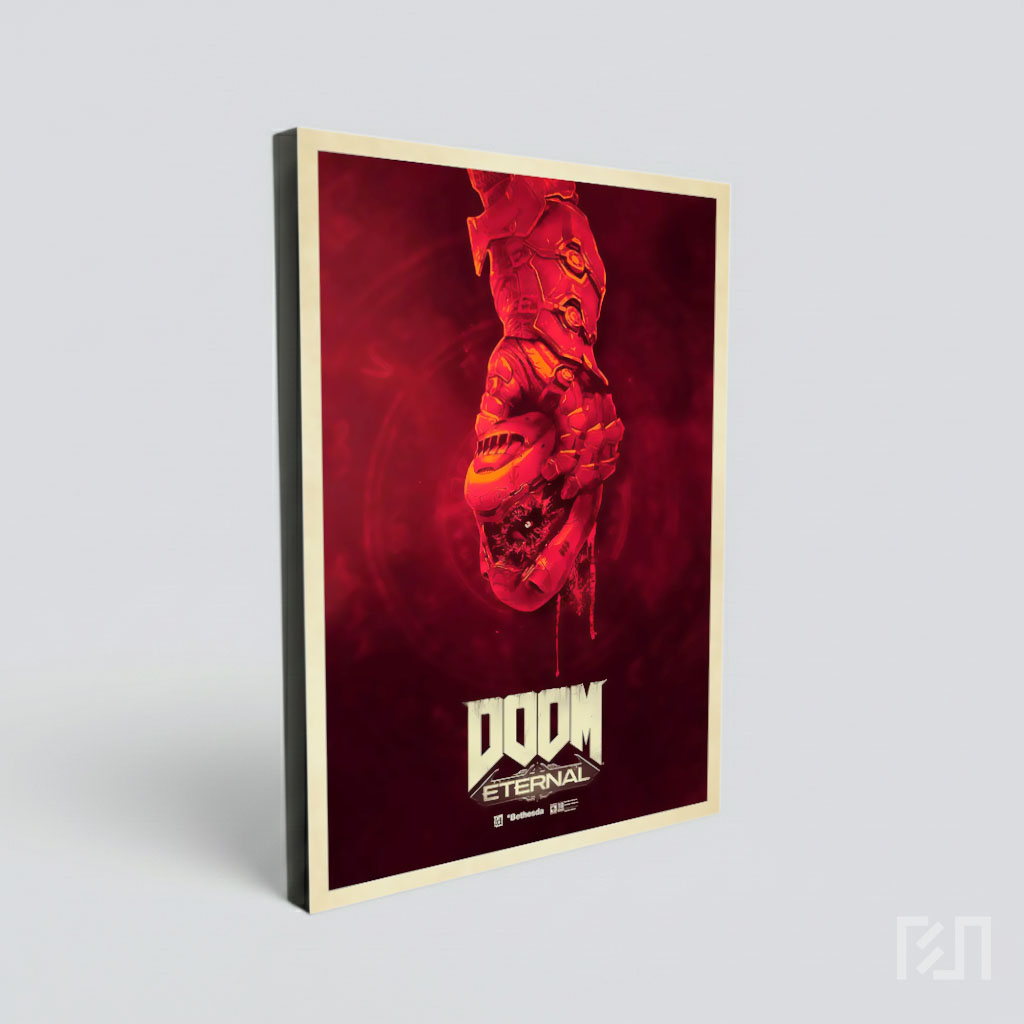 Poster Seni Game DOOM