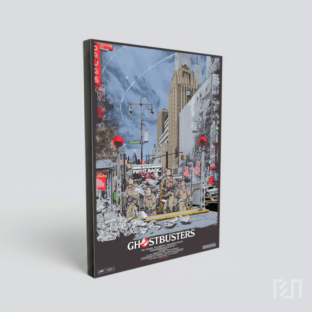 Poster Seni Ghostbusters di Jalanan New York